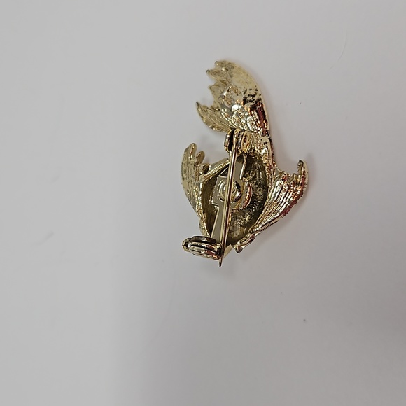 Vintage Volupte Fish Brooch Pin Gold Tone Small - Picture 6 of 12